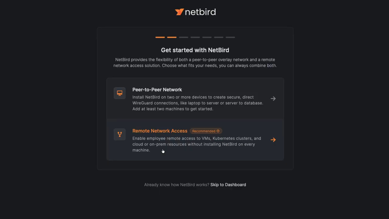 NetBird Onboarding