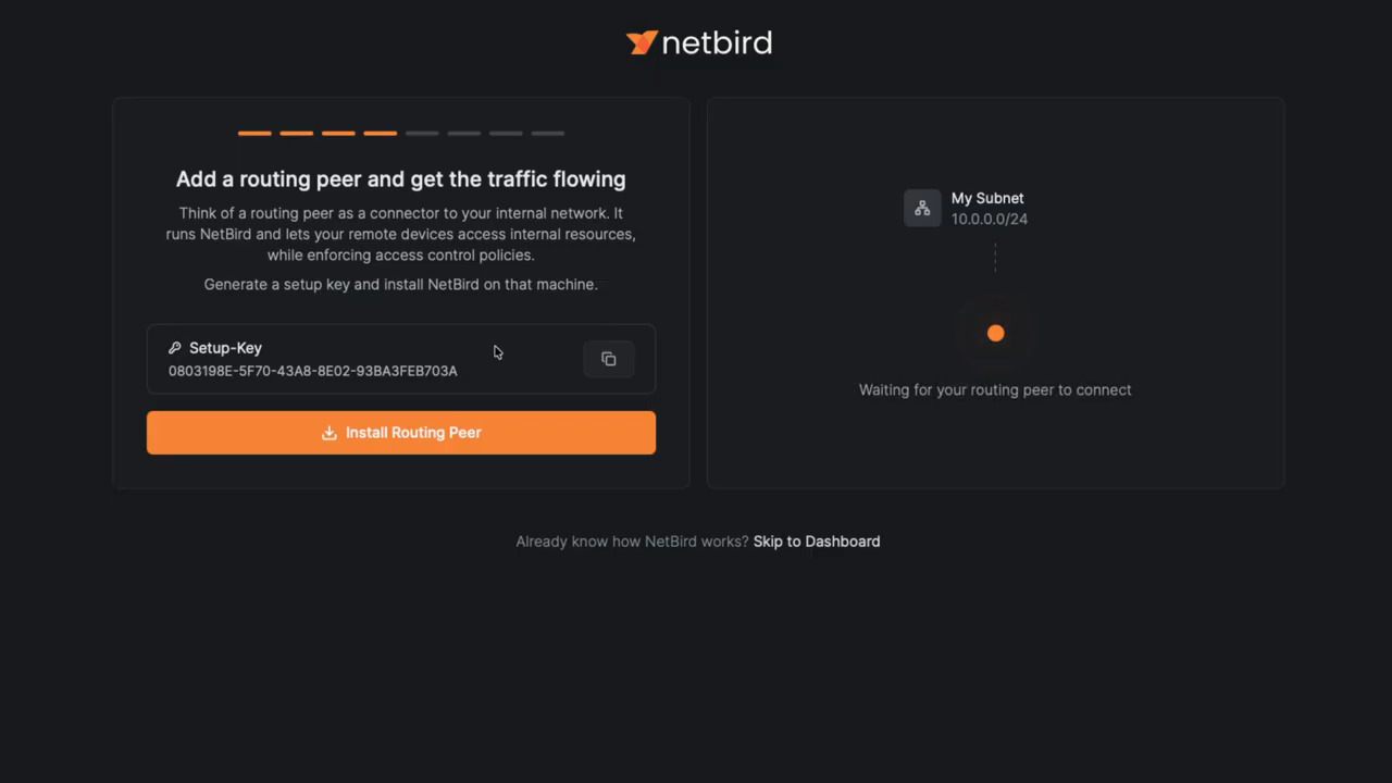 Adding a routing peer
