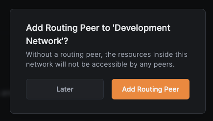 Add Routing Peers Window