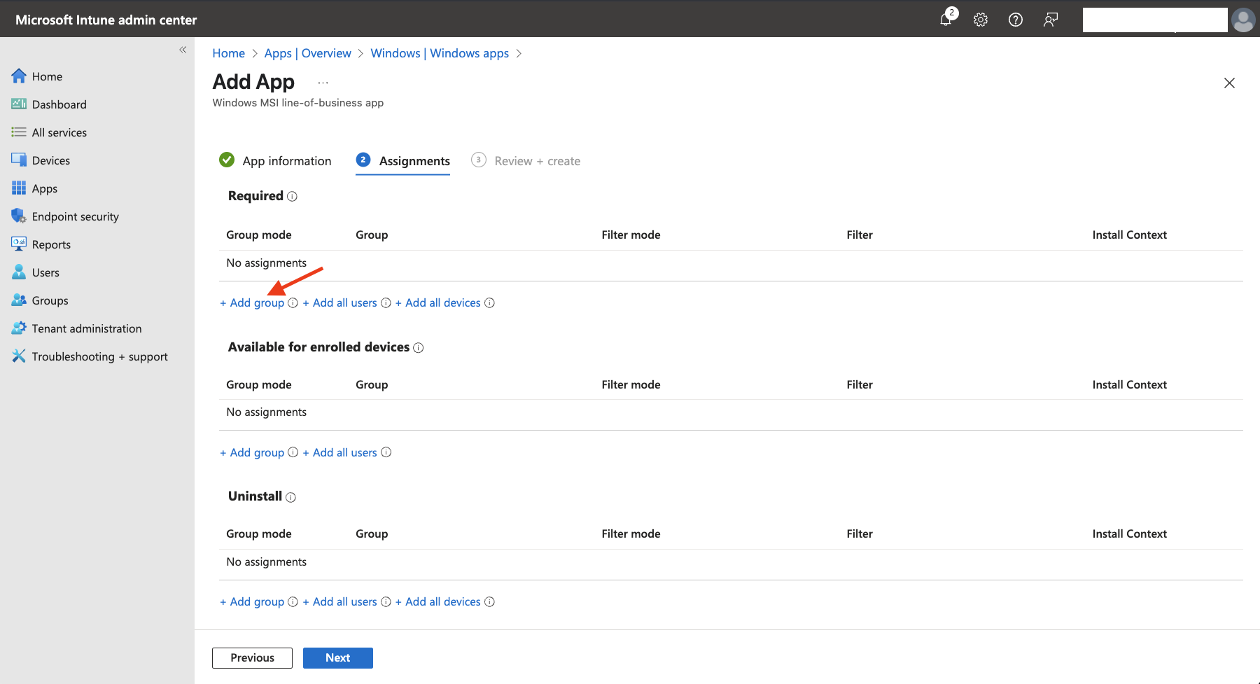 Add Groups to NetBird App