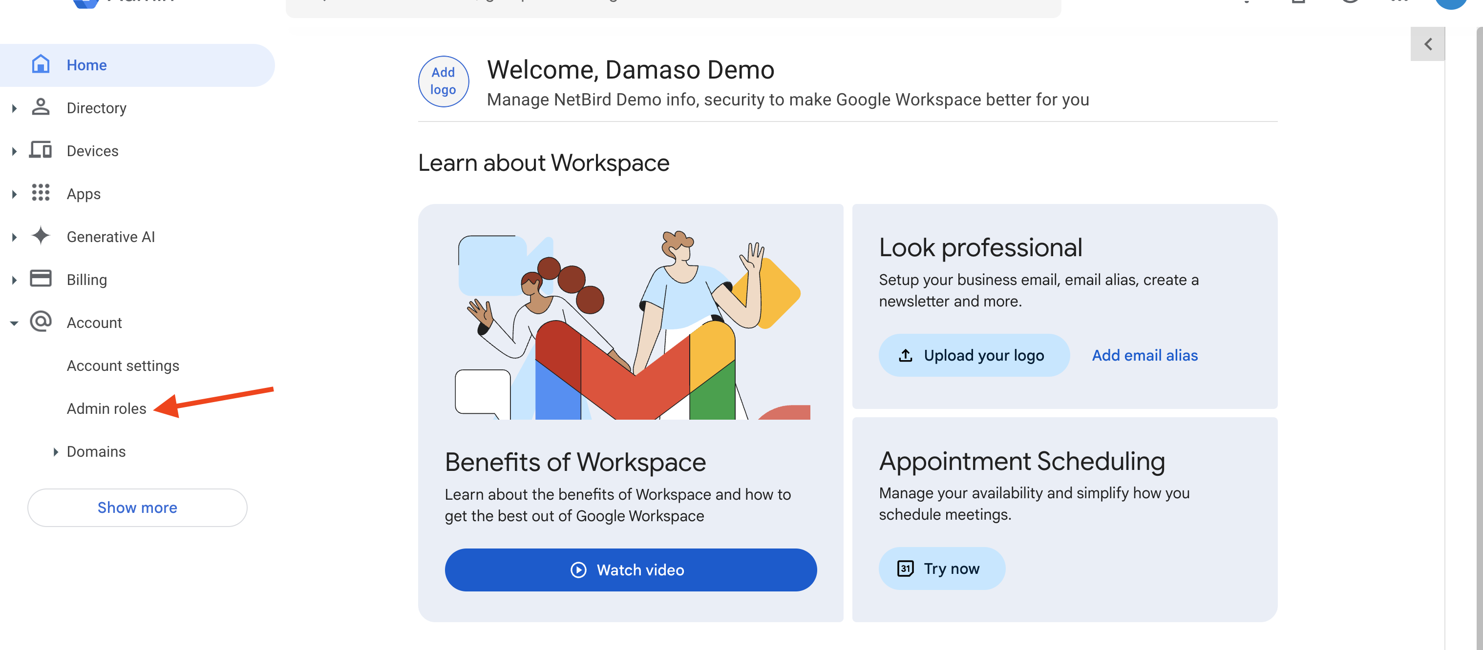 Google Workspace Admin Roles