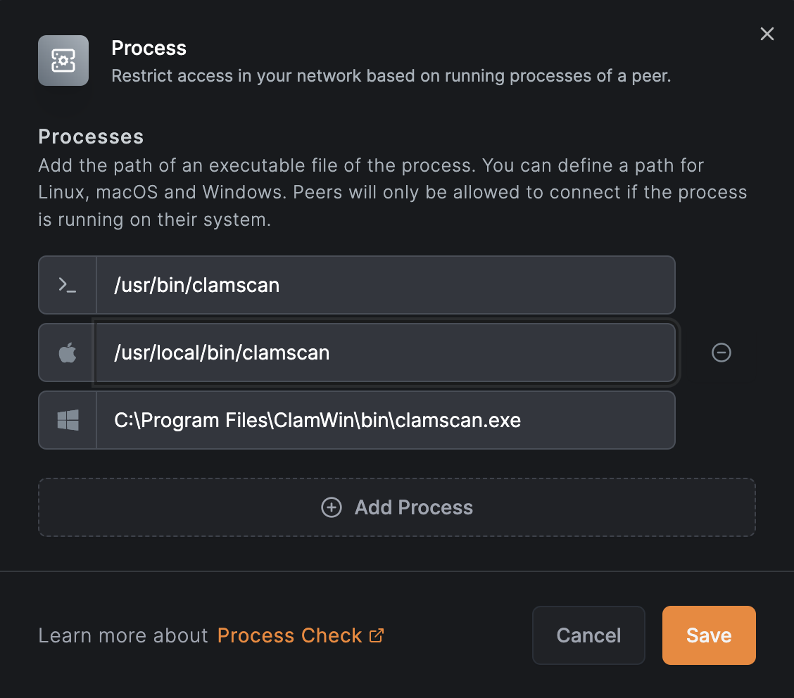 Process Posture Check