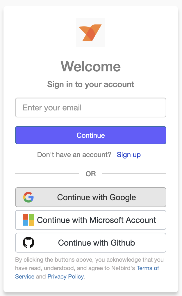 netbird-login
