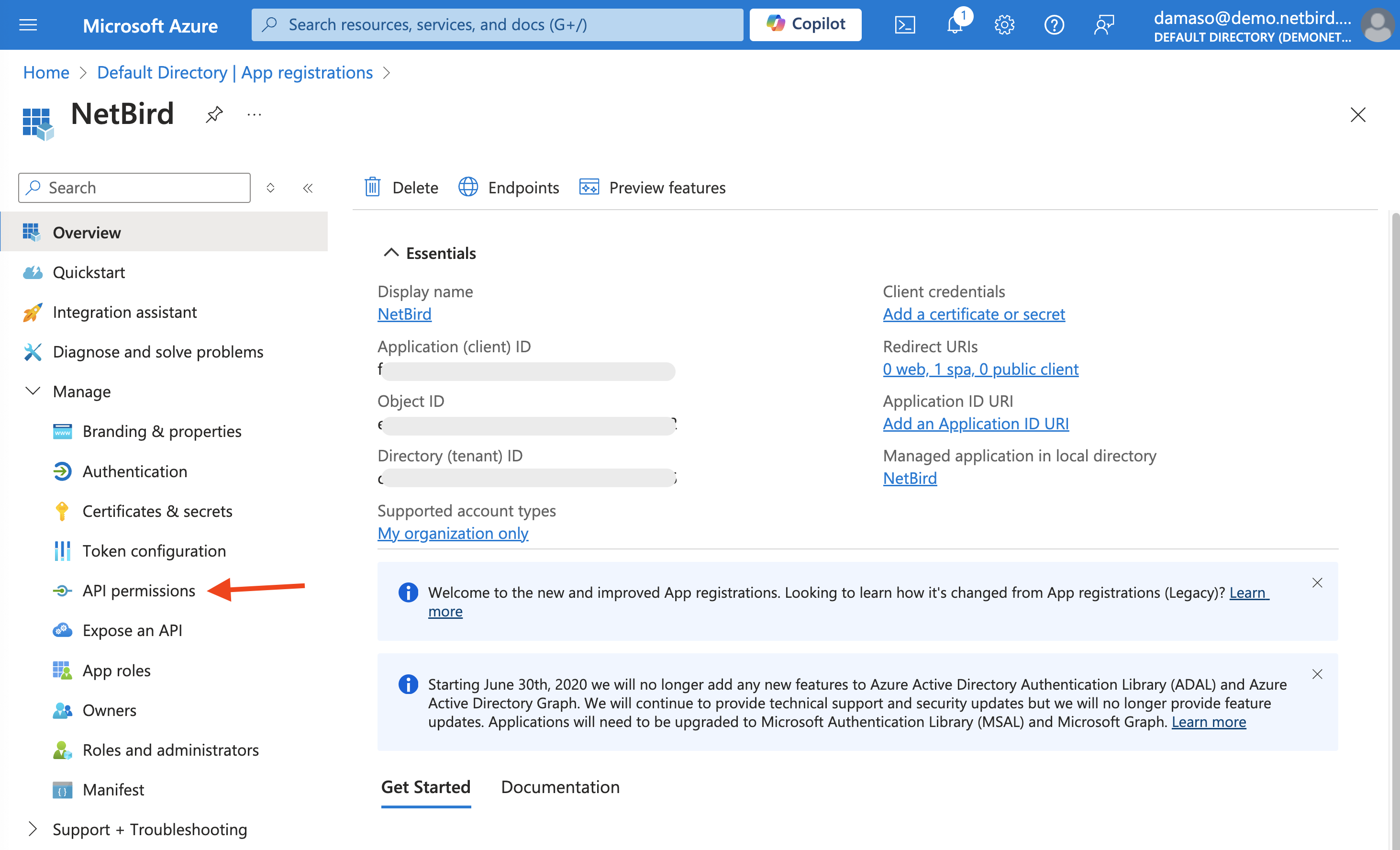 Intune API Permissions