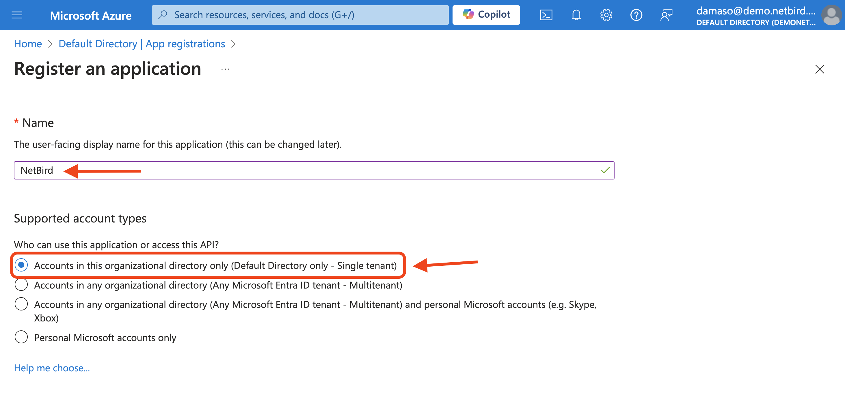 Intune Register an App
