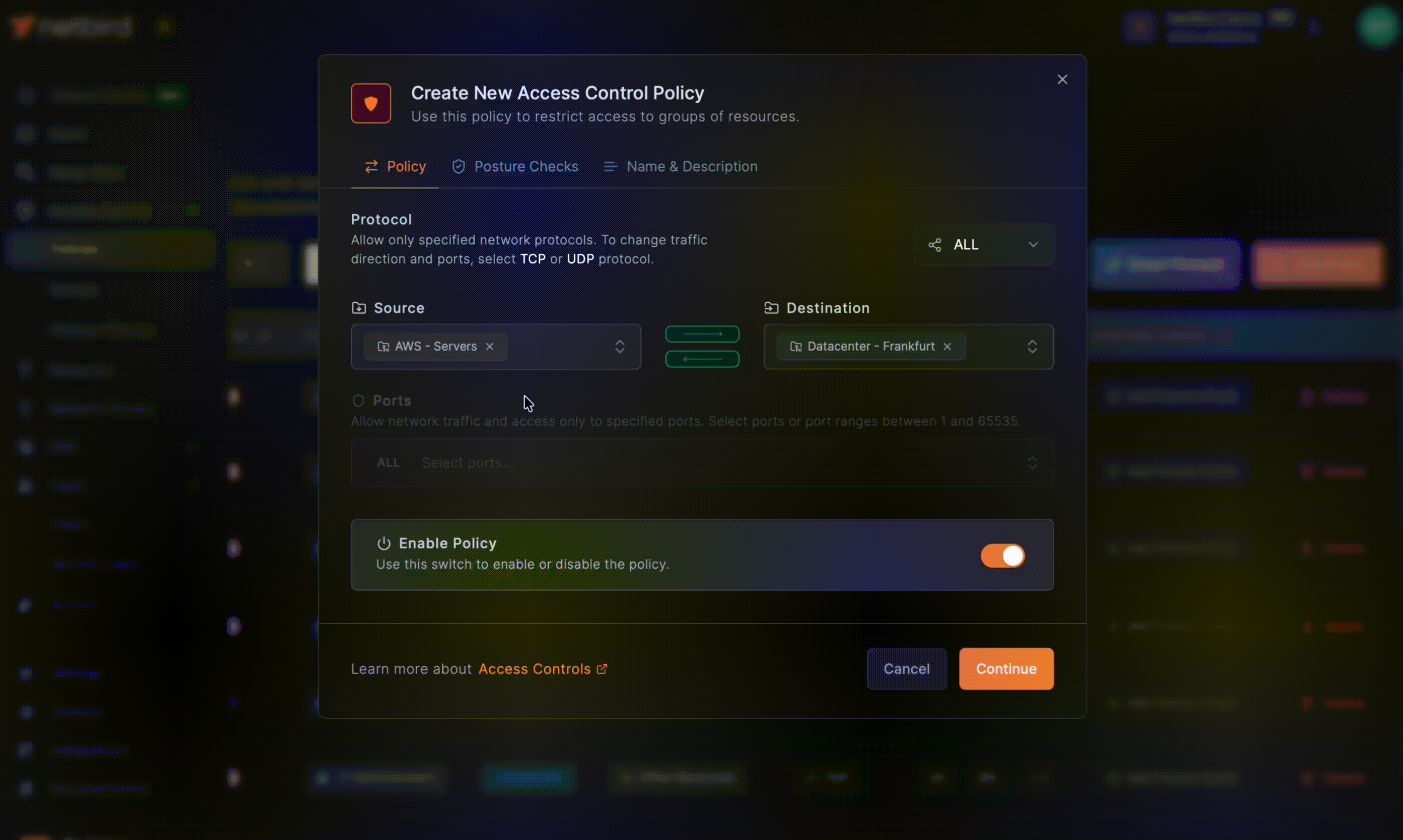 NetBird Policy Direction