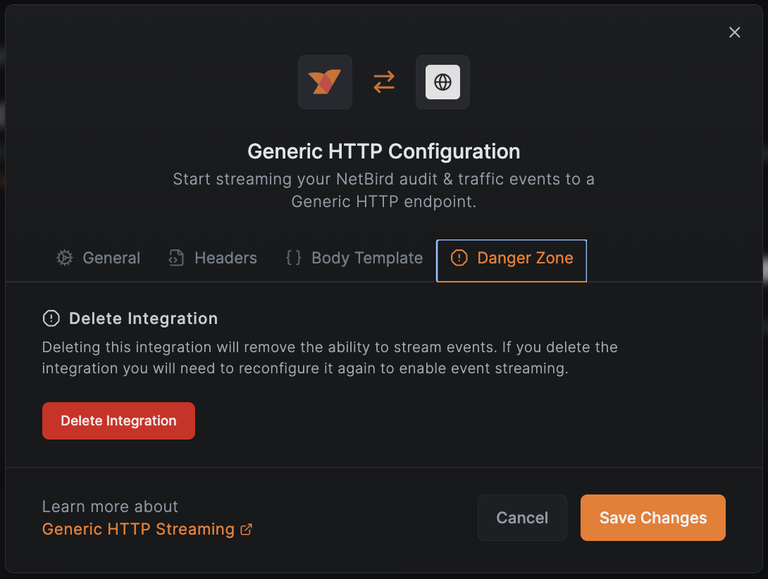 Generic HTTP Danger Zone