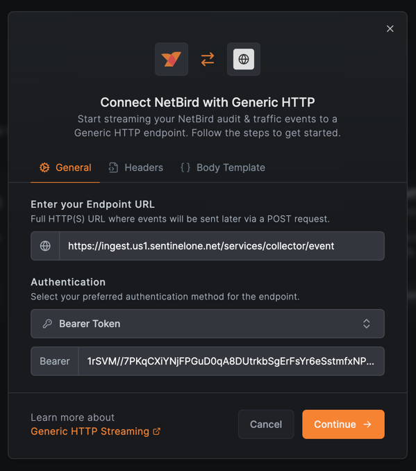 General Settings Configuration