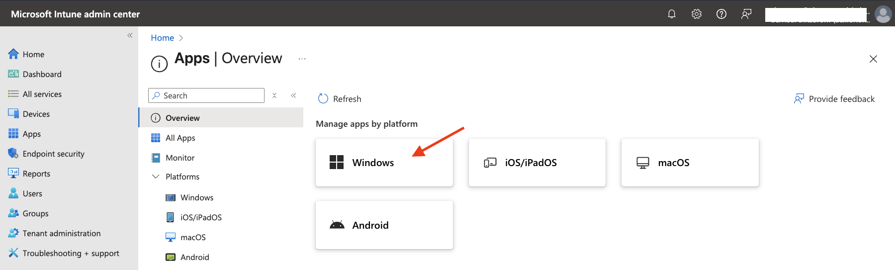 Adding Windows App
