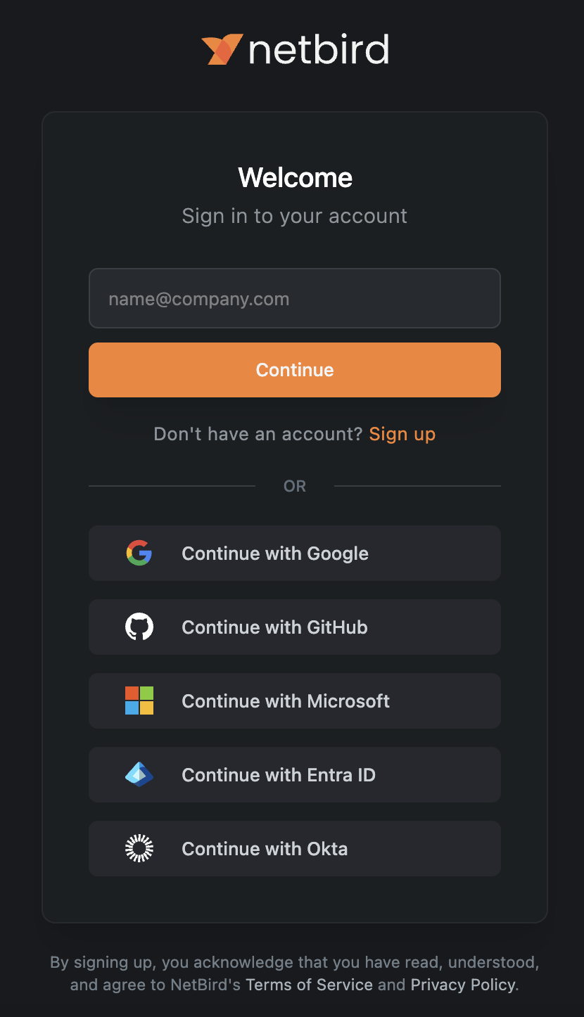 login-to-netbird