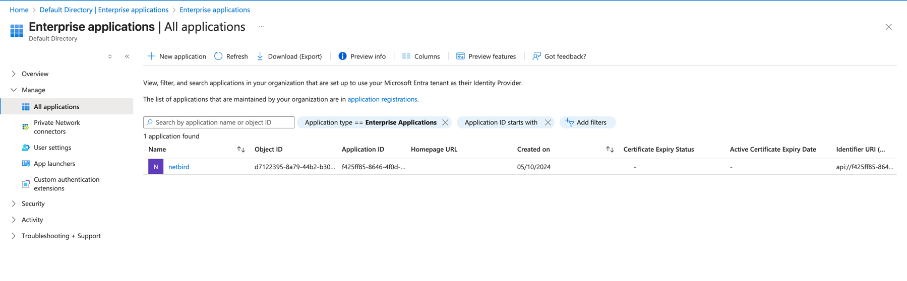 Microsoft Entra ID Enterprise Applications