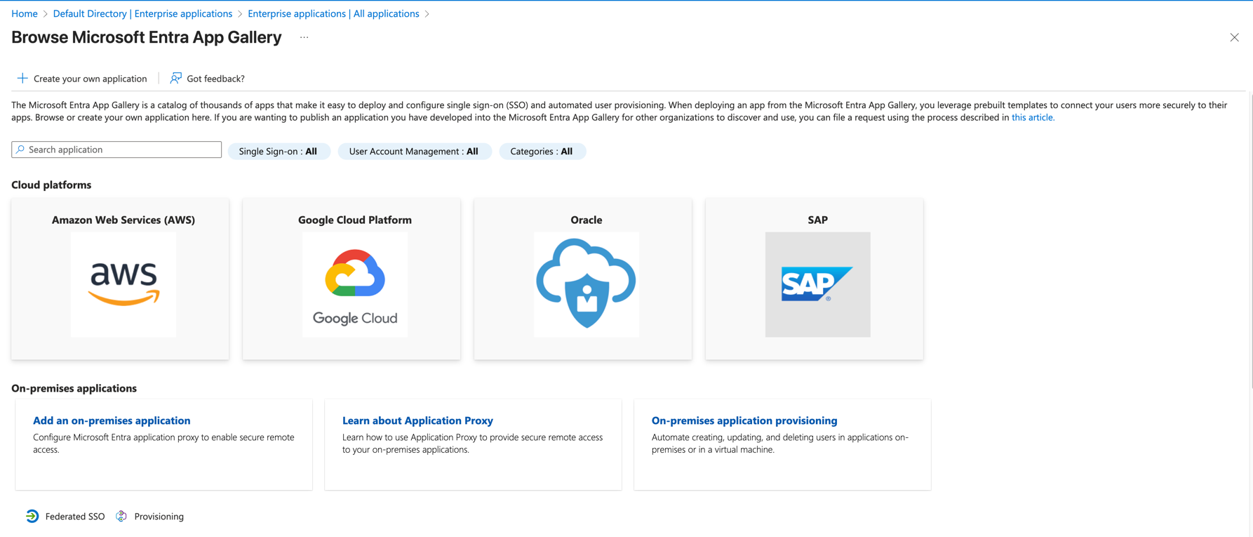 Microsoft Entra ID New Application Creation