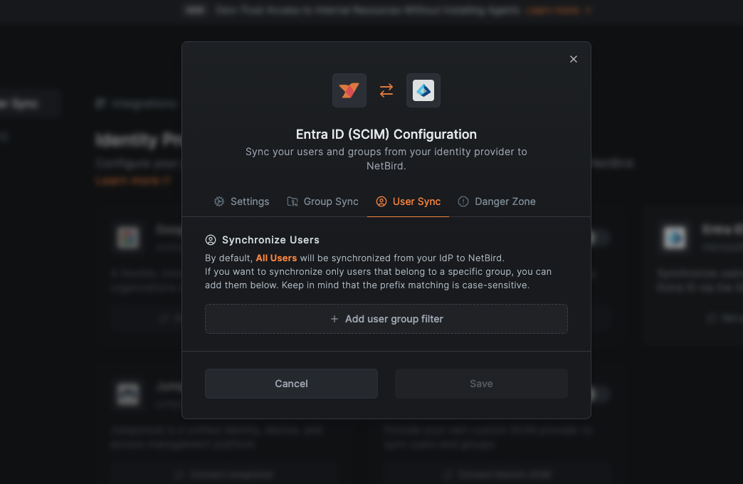 Microsoft Entra ID User Prefix Filter