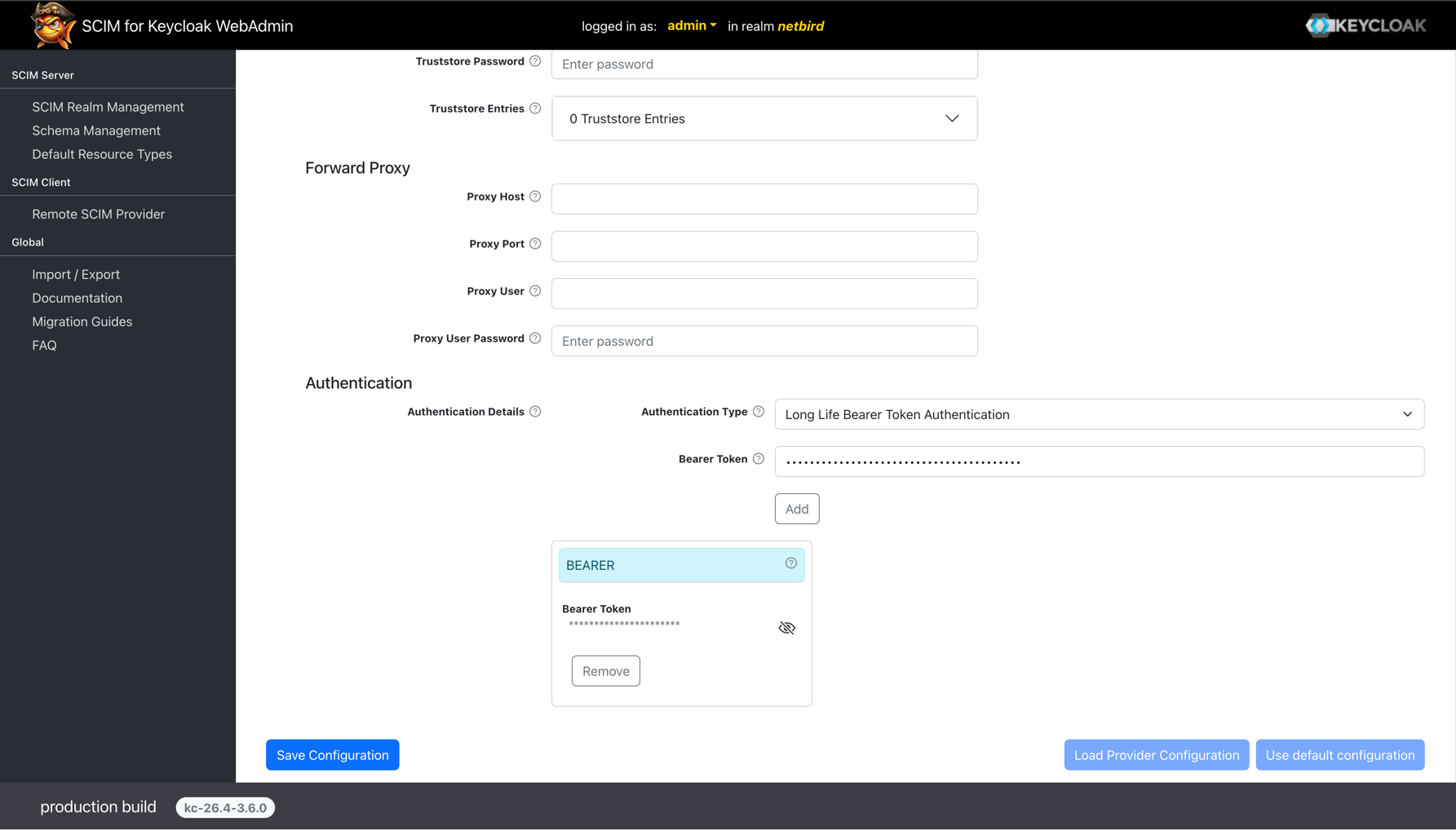 Keycloak SCIM Authentication