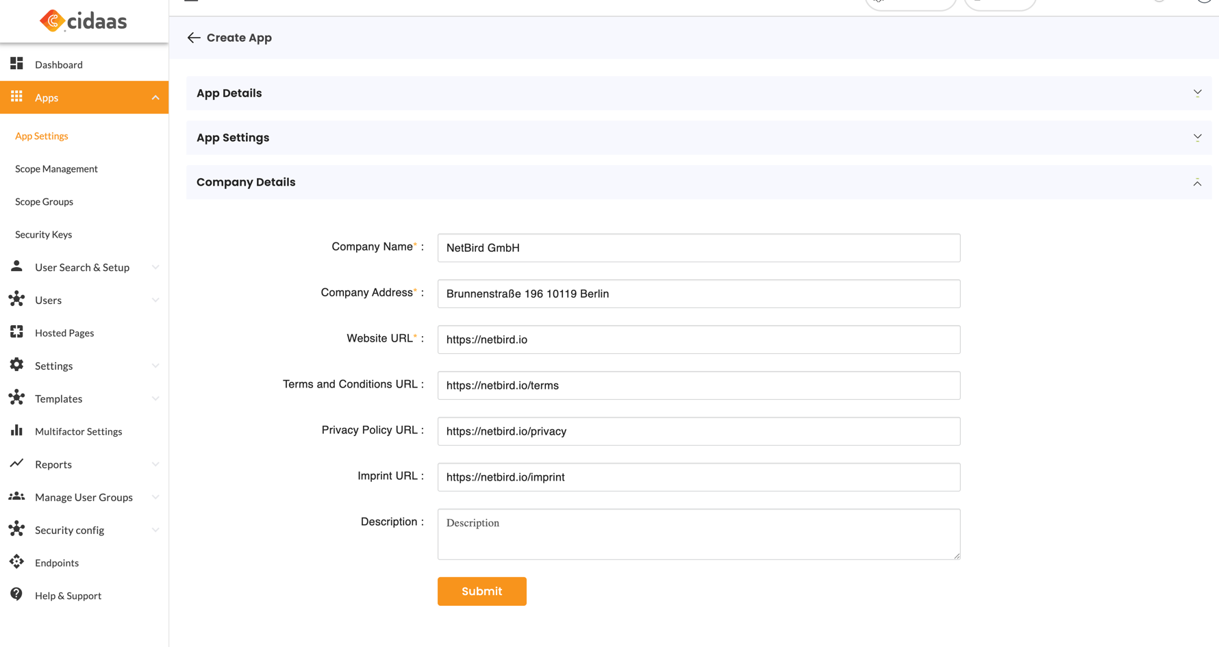 cidaas-company-settings