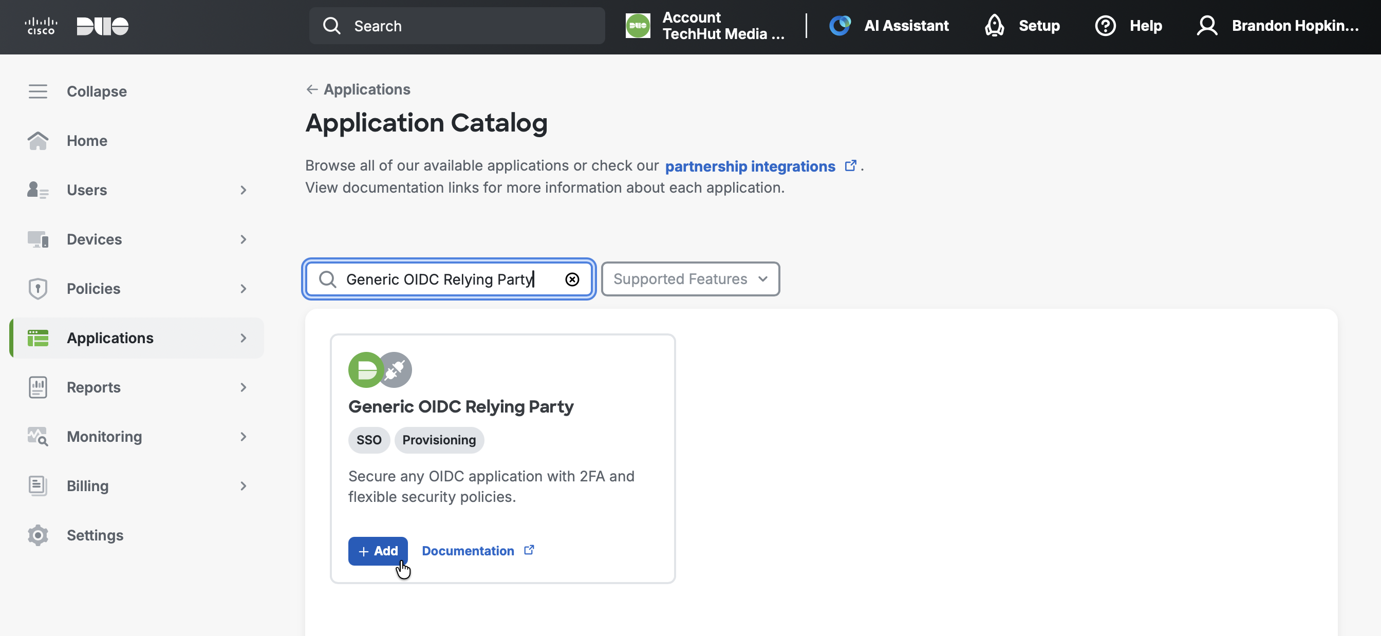 Generic OIDC Relying Party