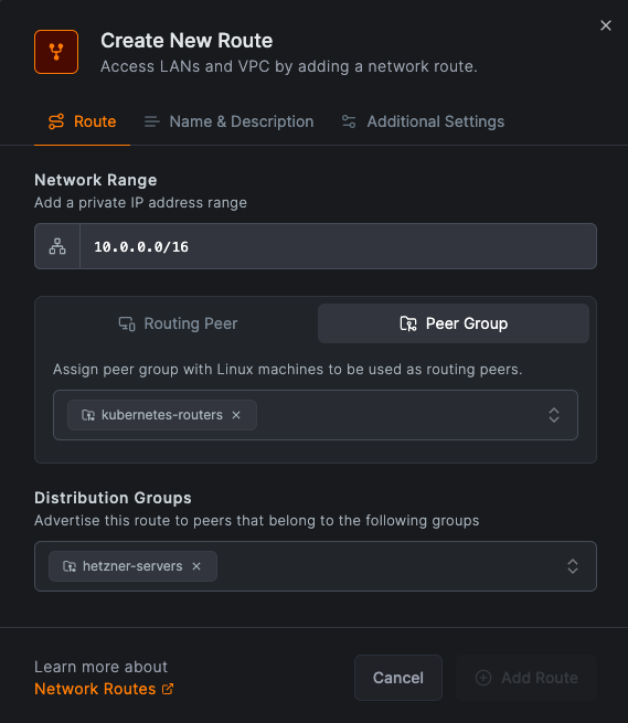 k8s-add-network-route